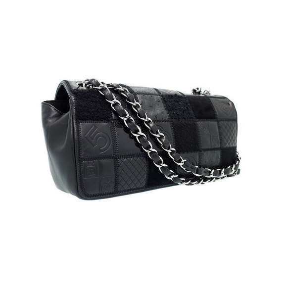 Chanel Chain Bag Shoulder Line Patchwork Icon - Picture 1 of 9